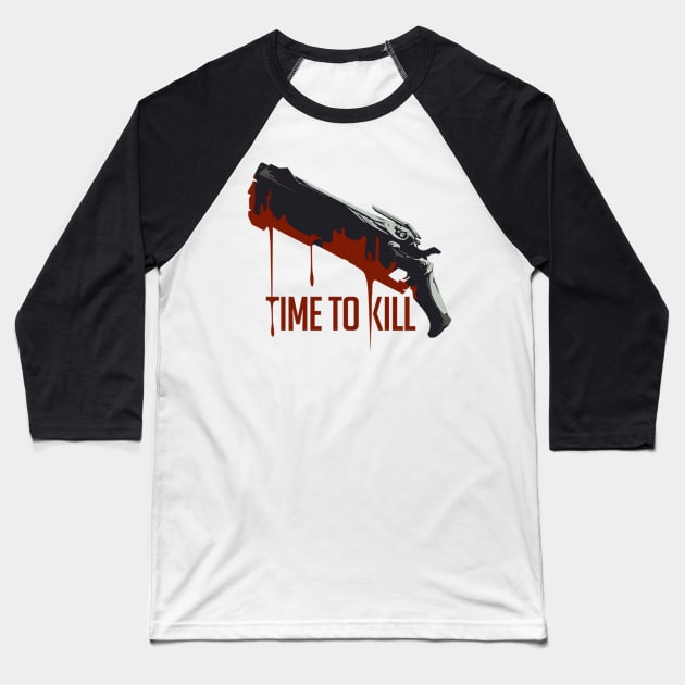 Reaper Time to Kill Baseball T-Shirt by Genessis